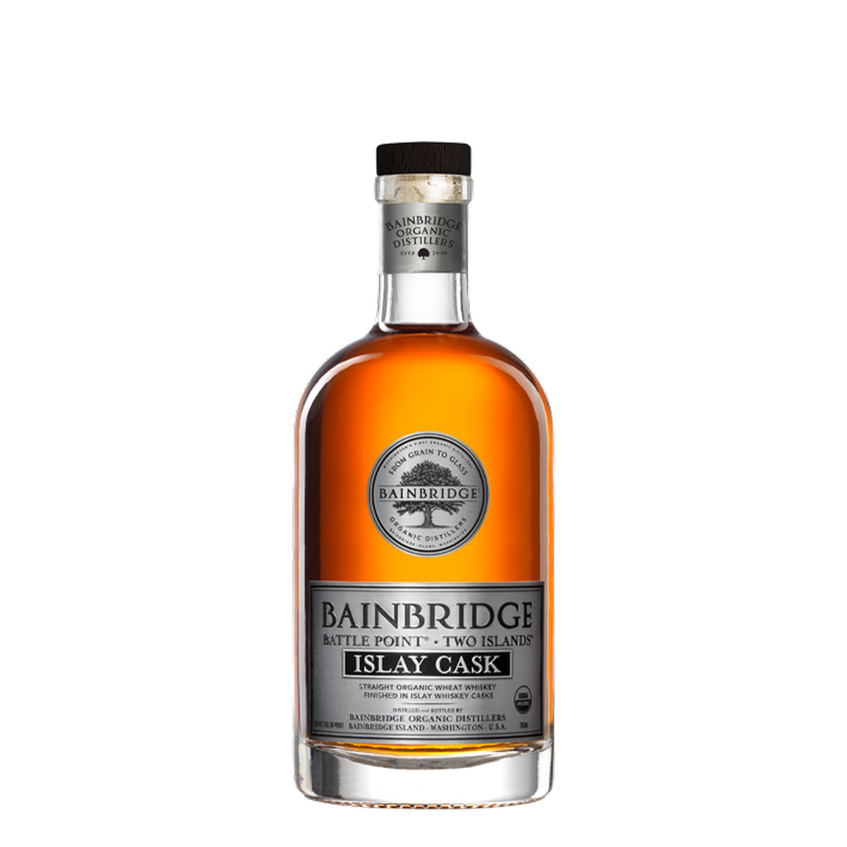 Two Islands Islay Cask Whiskey – Bainbridge Organic Distillers