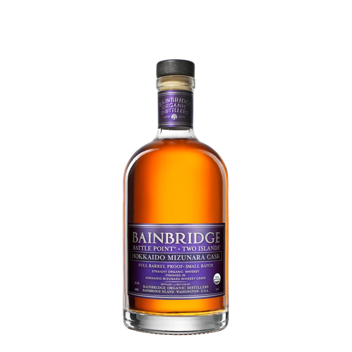 Two Islands Hokkaido Mizunara Cask Whiskey Barrel Proof