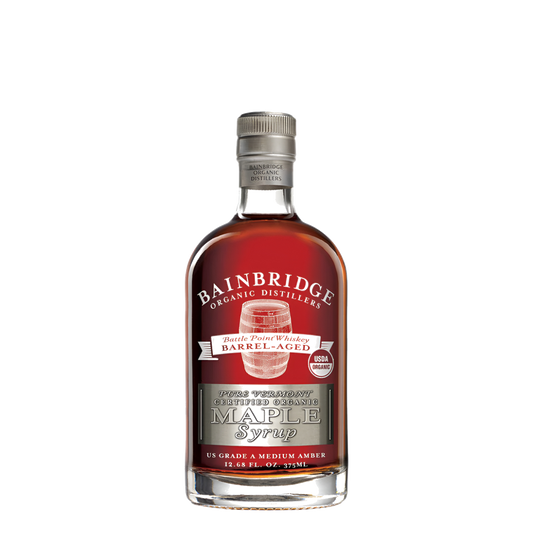 Whiskey Barrel Aged Organic Maple Syrup